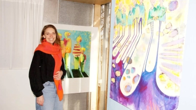 Die Künstlerin Laura Oberjatzas. (Foto: bro)