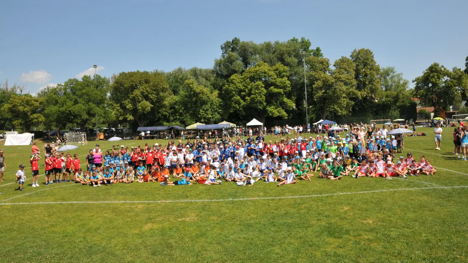 400 Kinder in 36 Mannschaften waren beim Spielefest dabei. (Foto: TSV Herrsching)