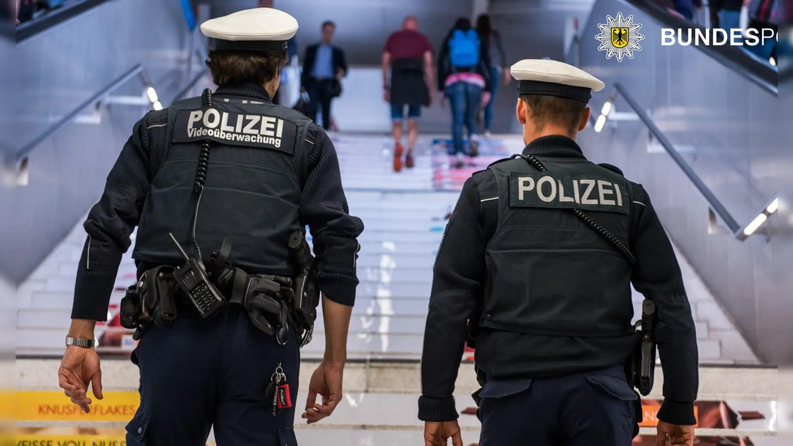 Am Münchner Hauptbahnhof ist die Bundespolizei rund um die Uhr im Einsatz. (Foto: Bundespolizei)
