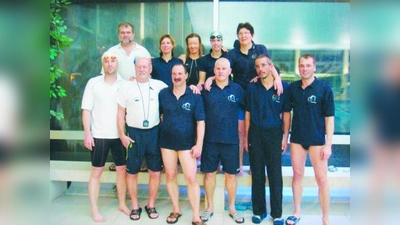 Die erfolgreichen Teilnehmer des TSV Eintracht Karlsfeld beim 11. Internationalen Dachauer Masters Cup. (Foto: pi)