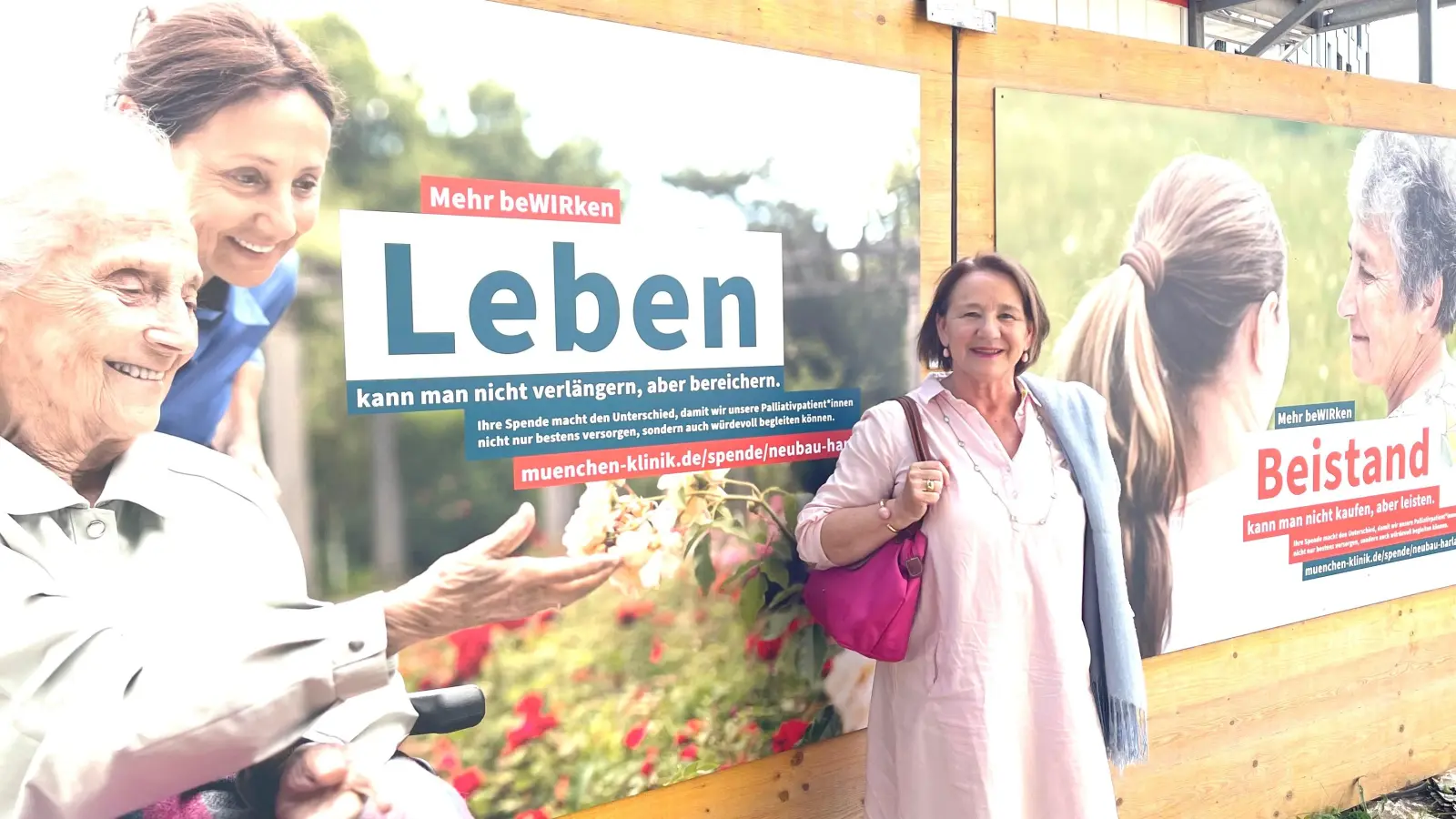 Verena von Plettenberg hofft auf viele Spender für die Einrichtung der neuen Palliativstation im Neubau des Harlachinger Krankenhauses. (Foto: hw)