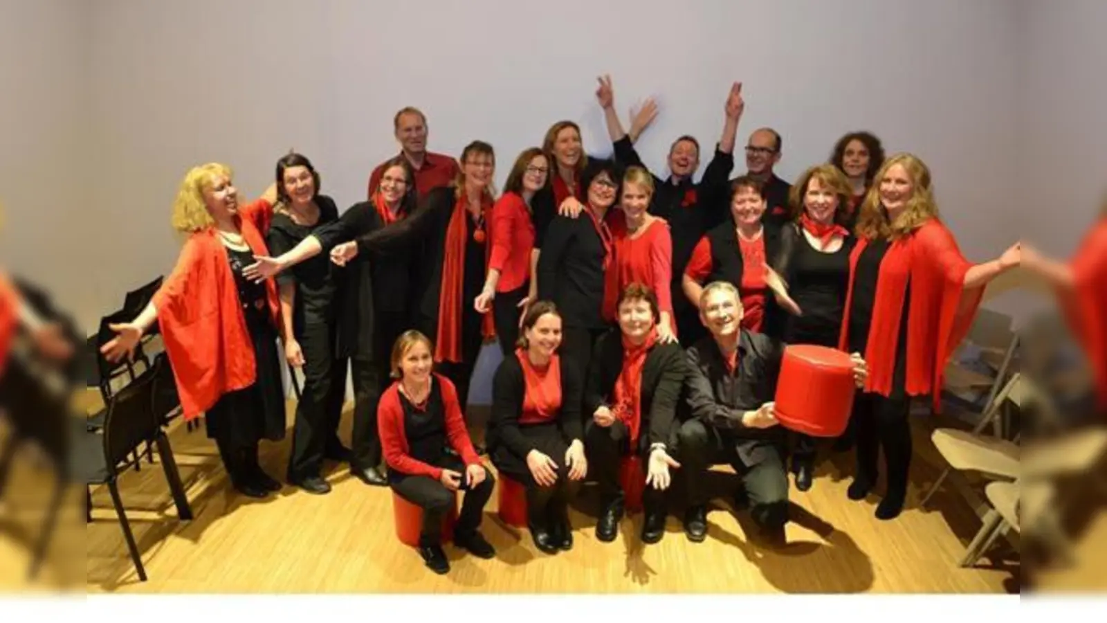 Der Oberhachinger Chor mix'n free wird gleich zweimal für den guten Zweck auftreten: Am 16. Februar in Harlaching und am 23. Februar in Oberhaching.  (Foto: VA)