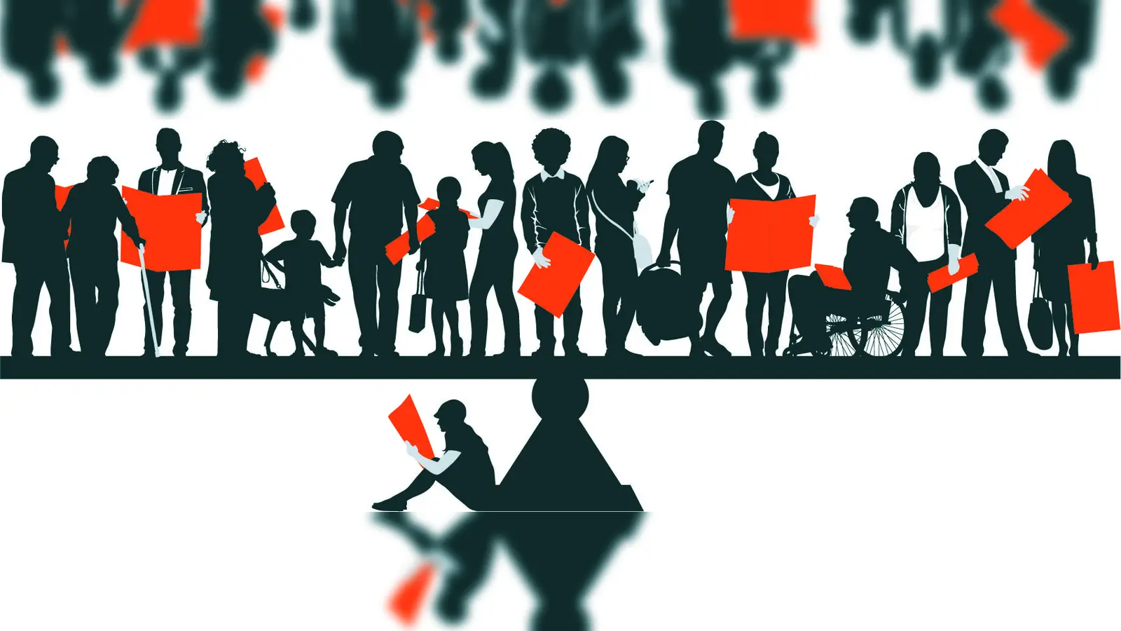 Die Anzeigenzeitungen erreichen in Deutschland alle Bevölkerungsschichten. (Grafik: A-Digit / Daniela von der Horst, BVDA)