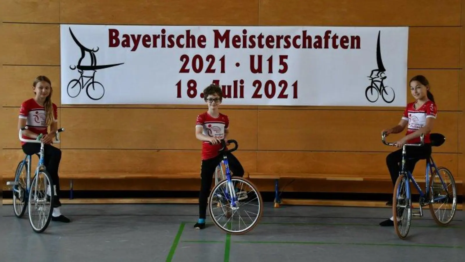 Starteten bei der bayerischen Meisterschaft der Schüler (von links): Nika Mäder, Maximilian Heidenfeld und Blanca Keune. (Foto: Fritzi Tausch/RSV Pullach)