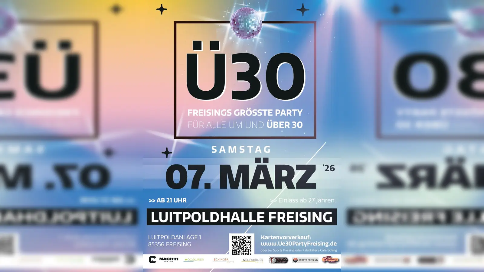 Es ist wieder soweit: die legendäre Ü-30-Party in Freising. (Foto: Nachti)