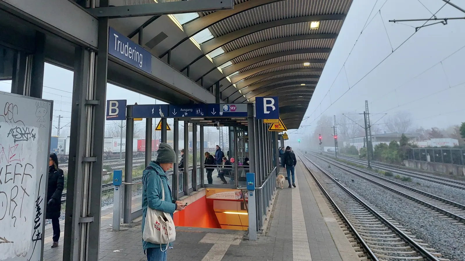 Am S-Bahnhof Trudering werden auf absehbare Zeit keine Regionalzüge halten. (Archivbild: bas)