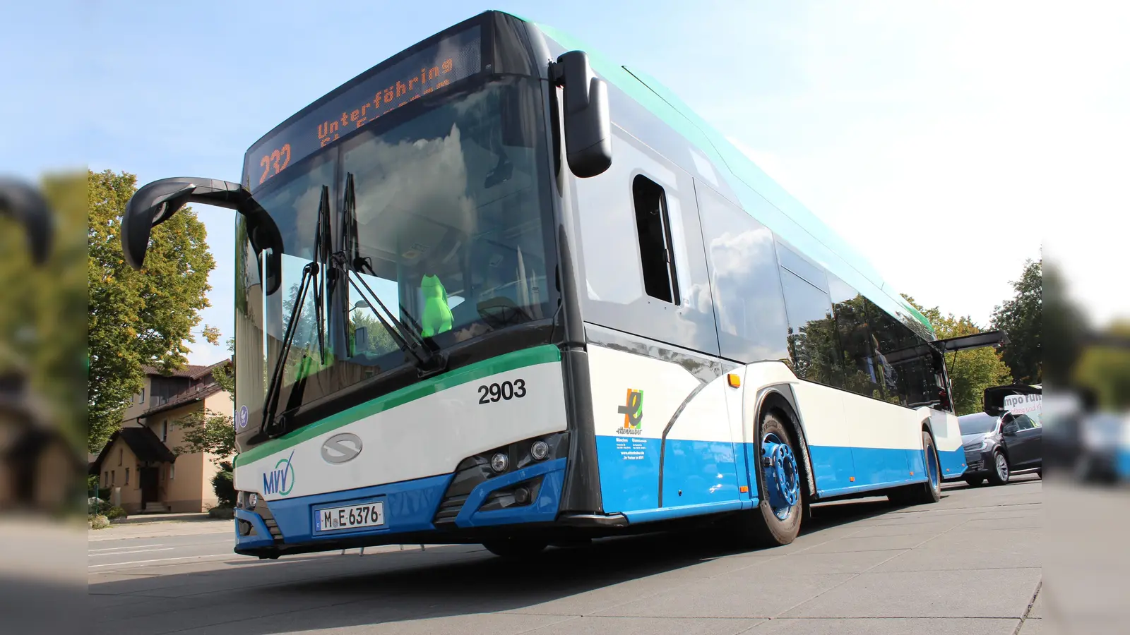 Die Linie 232 wird zum Fahrplanwechsel im Dezember 2019 komplett auf den Betrieb mit batterieelektrischen Fahrzeugen umgestellt. (Foto: MVV)