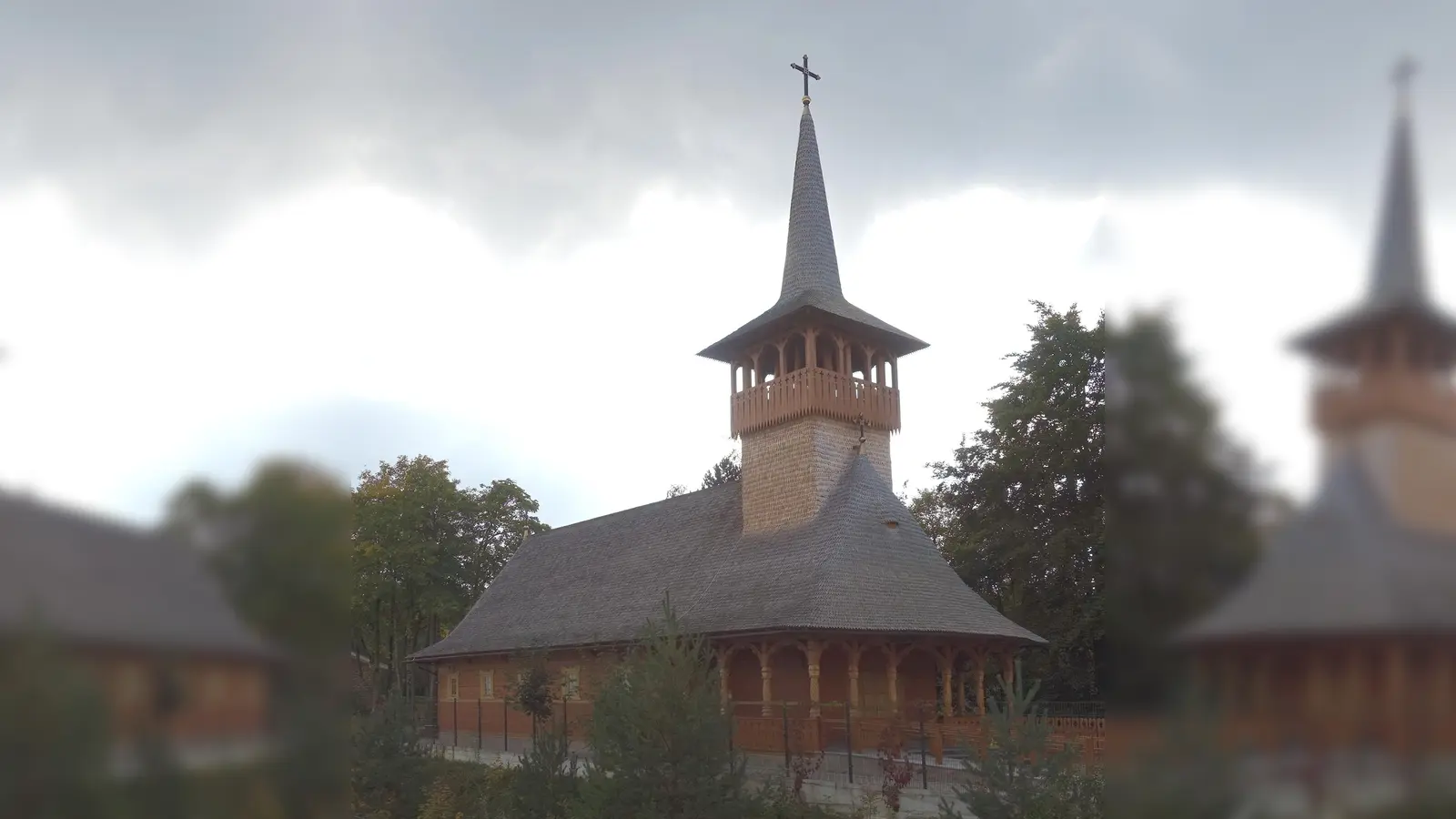 Rumänisch-orthodoxe Holzkirche Mariä Verkündigung in der Amisiedlung (Fasangarten) (Foto: Bodo Kubrak, CC BY-SA 4.0)