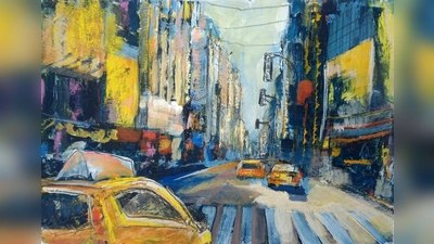 Um „New York in Farbe – Straßenszenen des Big Apple“ dreht sich ein Wochenendkurs der Malakademie München. (Foto: Münchner Bildungswerk/Gerhard Marquard)