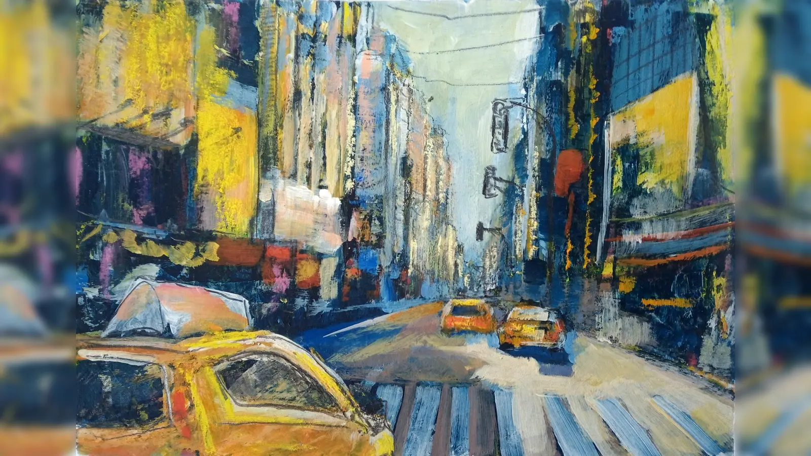 Um „New York in Farbe – Straßenszenen des Big Apple“ dreht sich ein Wochenendkurs der Malakademie München. (Foto: Münchner Bildungswerk/Gerhard Marquard)