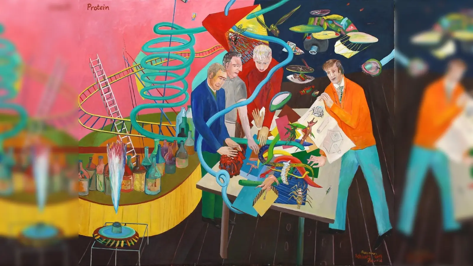 Werke wie diese vom King Kong Kunstkabinett werden ab 24. Mai im SanDepot zu sehen sein. (Foto: Walter Amann )