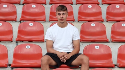 Christopher Negele wechselt vom Bundesligisten 1. FC Heidenheim nach Unterhaching. (Foto: SpVgg Unterhaching)