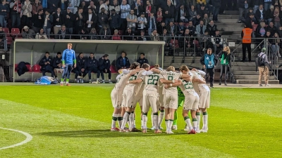 Verschworener Haufen in Köln: Team des TSV 1860 München. (Foto: M. Forster)