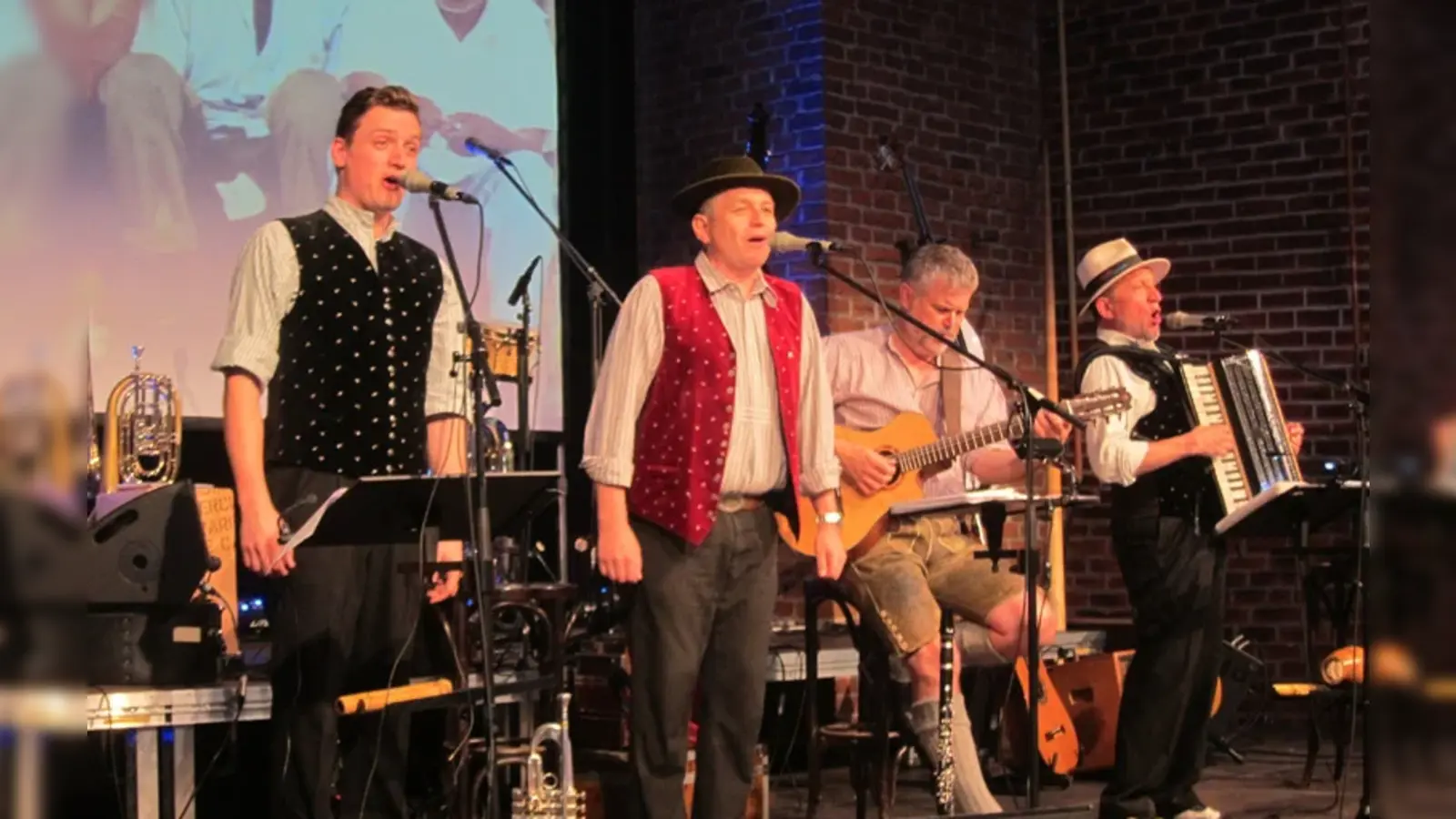 Verschieden Künstler geben ihre Songs zum Besten.  (Foto: Markt Nadlstadt)