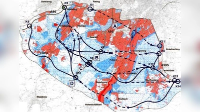18 Trassenvarianten durch den Forstenrieder Park sollen weiter untersucht werden. (Foto: ABDSB)