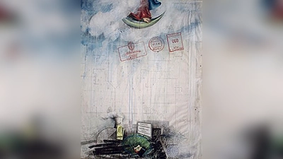 »Komm doch mal runter«: Ein Bild von Gabriele Stolz	 (F.: VA)