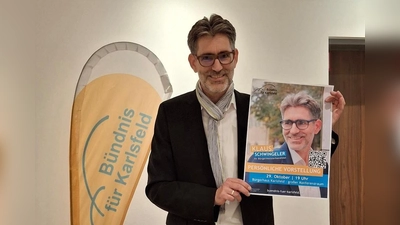 Klaus Schwingeler (links - und rechts). (Foto: Bündnis für Karlsfeld)