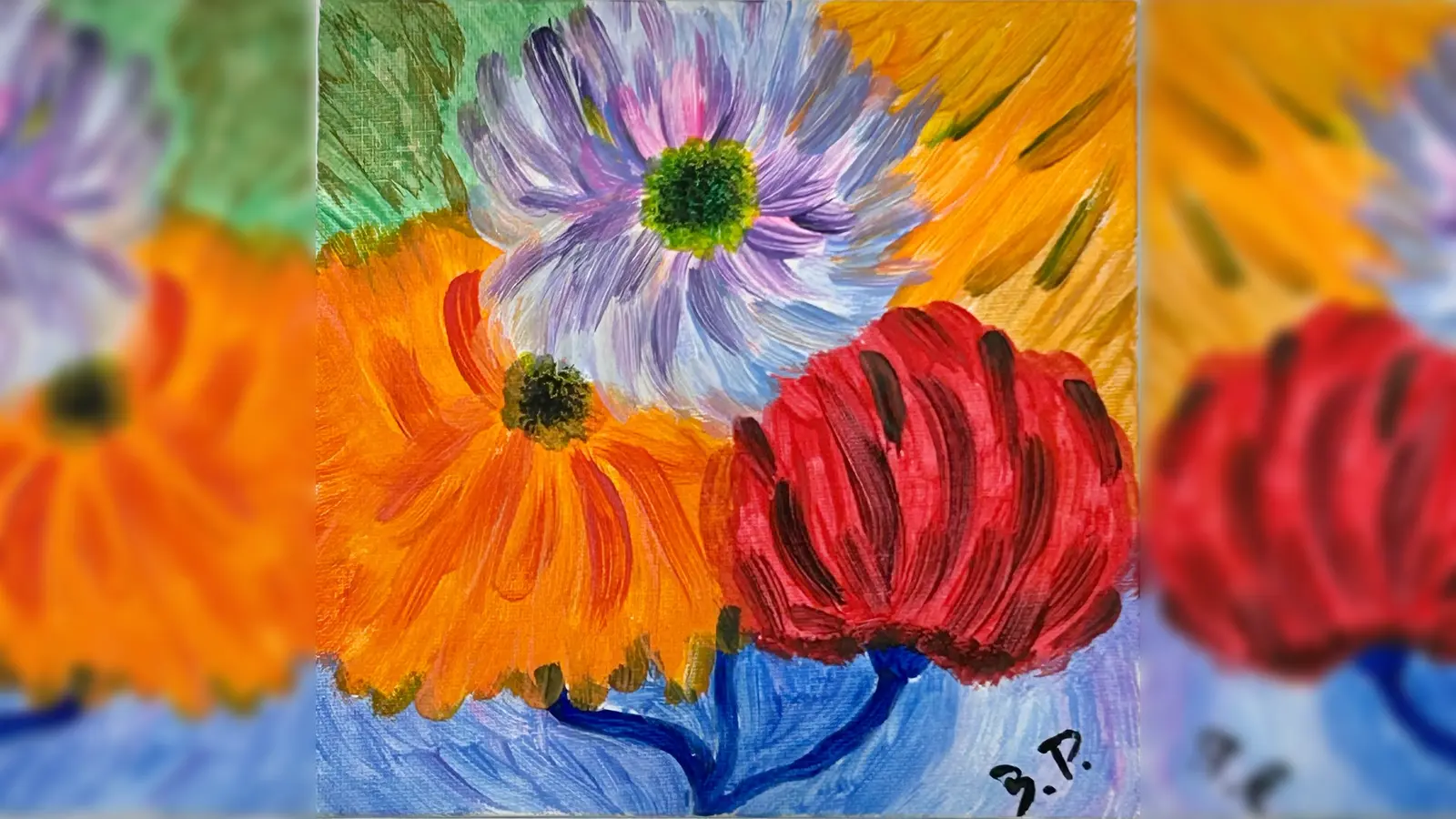 Dieses Werk stammt von der Stadträtin Barbara Ponn. Es ist Teil der Puchheimer Adventskalender-Aktion. (Foto: Ponn)