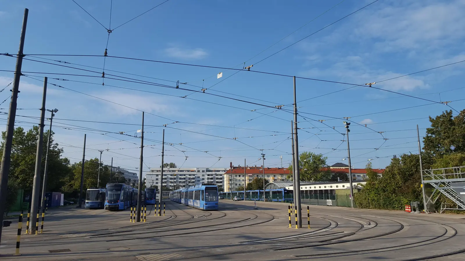 Der Bus- und den Trambetriebshof in der Einsteinstraße liegt teils in Haidhausen, teils in Bogenhausen. (Foto: SPD)