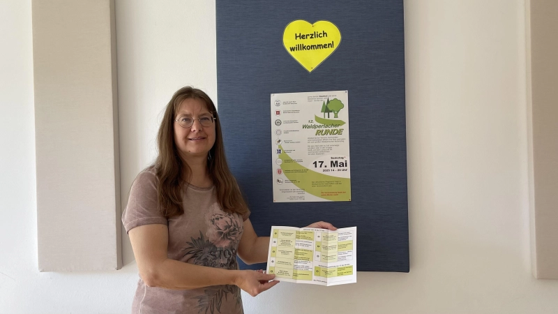 Irene Daschner von der WAPE freut sich wie ihre Mitorganisatoren auf viele Besucher bei der Waldperlacher Runde. (F: hw)