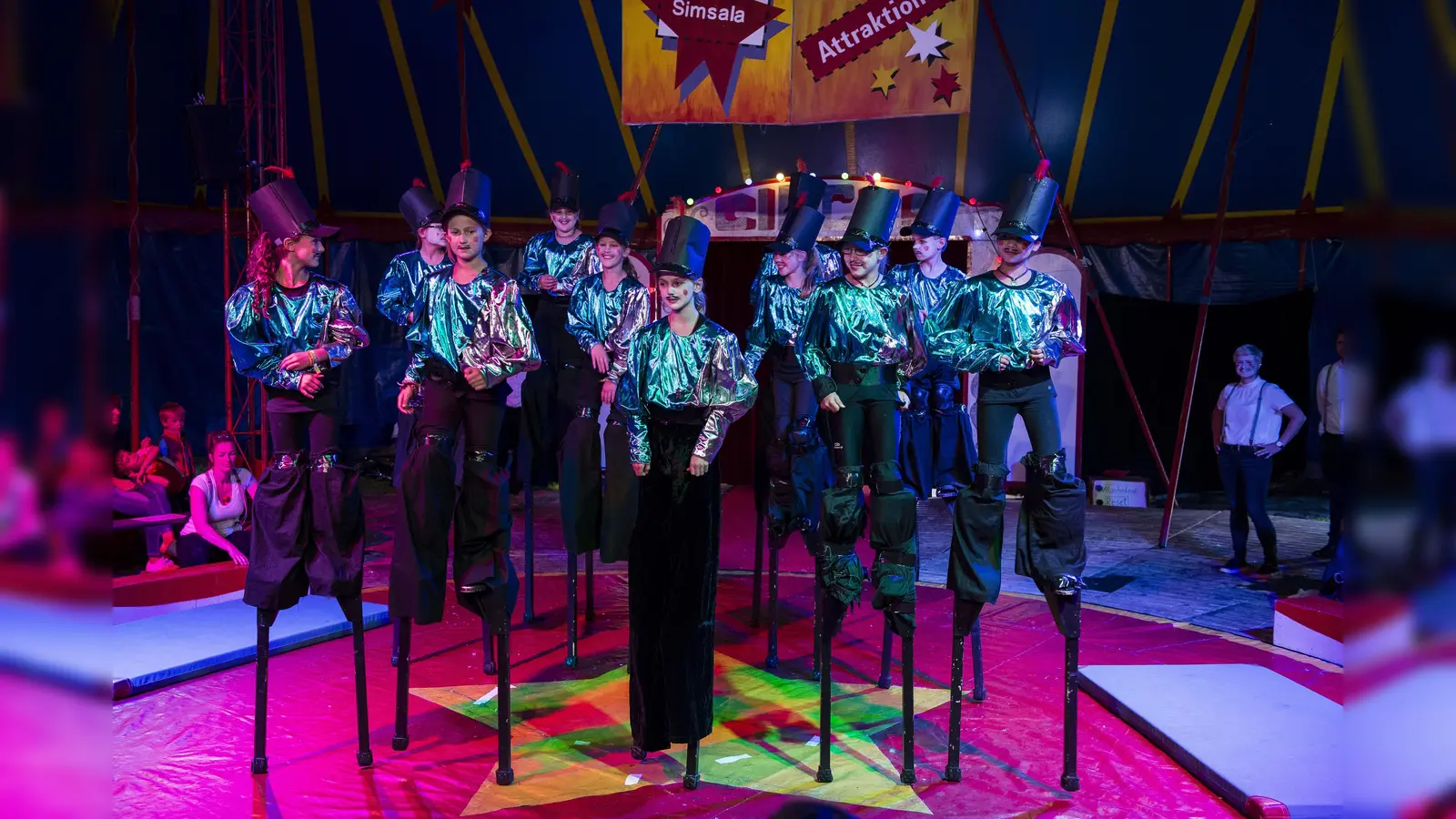 Der Zirkus Simsala lädt zu einer Gala-Vorstellung am Ende der Zirkuswoche herzlich ein. (Foto: Markus Dougly)