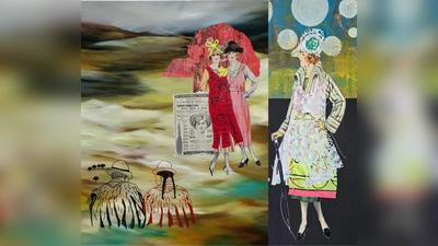 Dr. Jutta Schreiber und Katja Ochoa Molano zeigen ihre vielfältigen künstlerischen Positionen. (Foto: ARTtime)