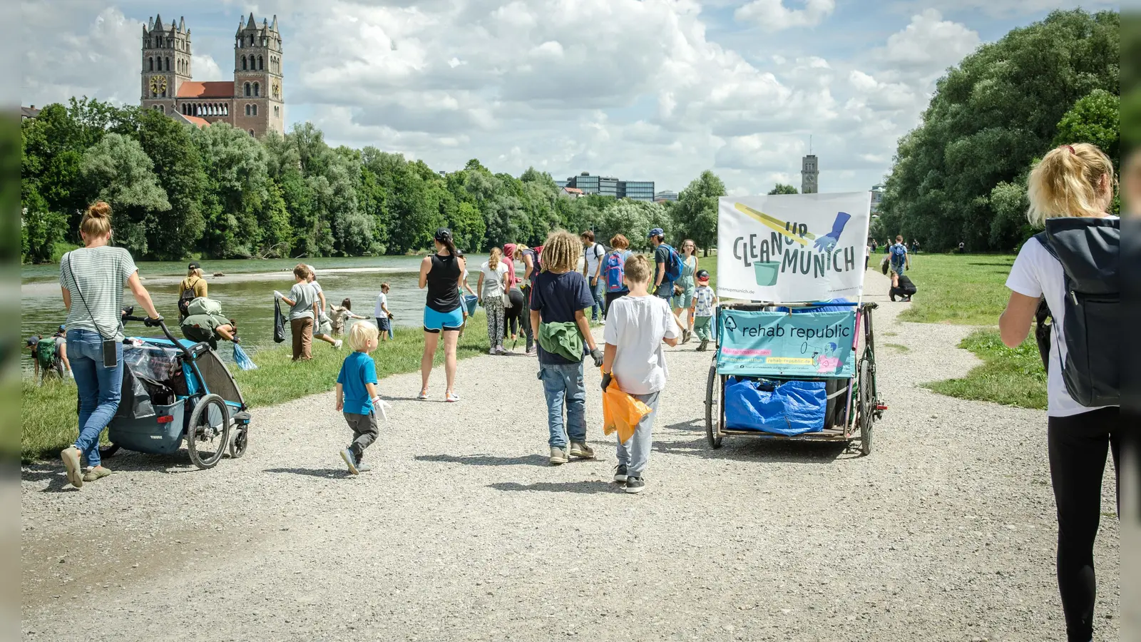 In der Zeit vom 13. bis 15. September wird München von Ehrenamtlichen vom Müll befreit. (Foto: Simone Reitmeier)