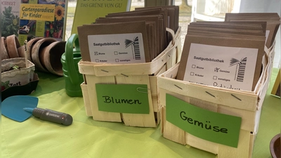 Kostenfreies Saatgut für Garten und Balkon kann derzeit in der Gemeindebücherei Wörthsee abgeholt werden. (Foto: Gemeindebücherei Wörthsee)