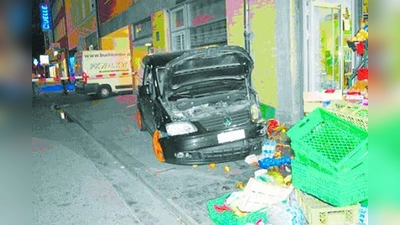 Das erzwungene Ausweichmanöver eines Pkw-Fahrers führt auf der Schwanthaler Höhe zu hohem Sachschaden. (Foto: pi)