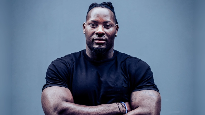 Evans Yeboah läuft 2024 für das Football-Franchise Munich Ravens auf. (Foto: Henning von Holdt)