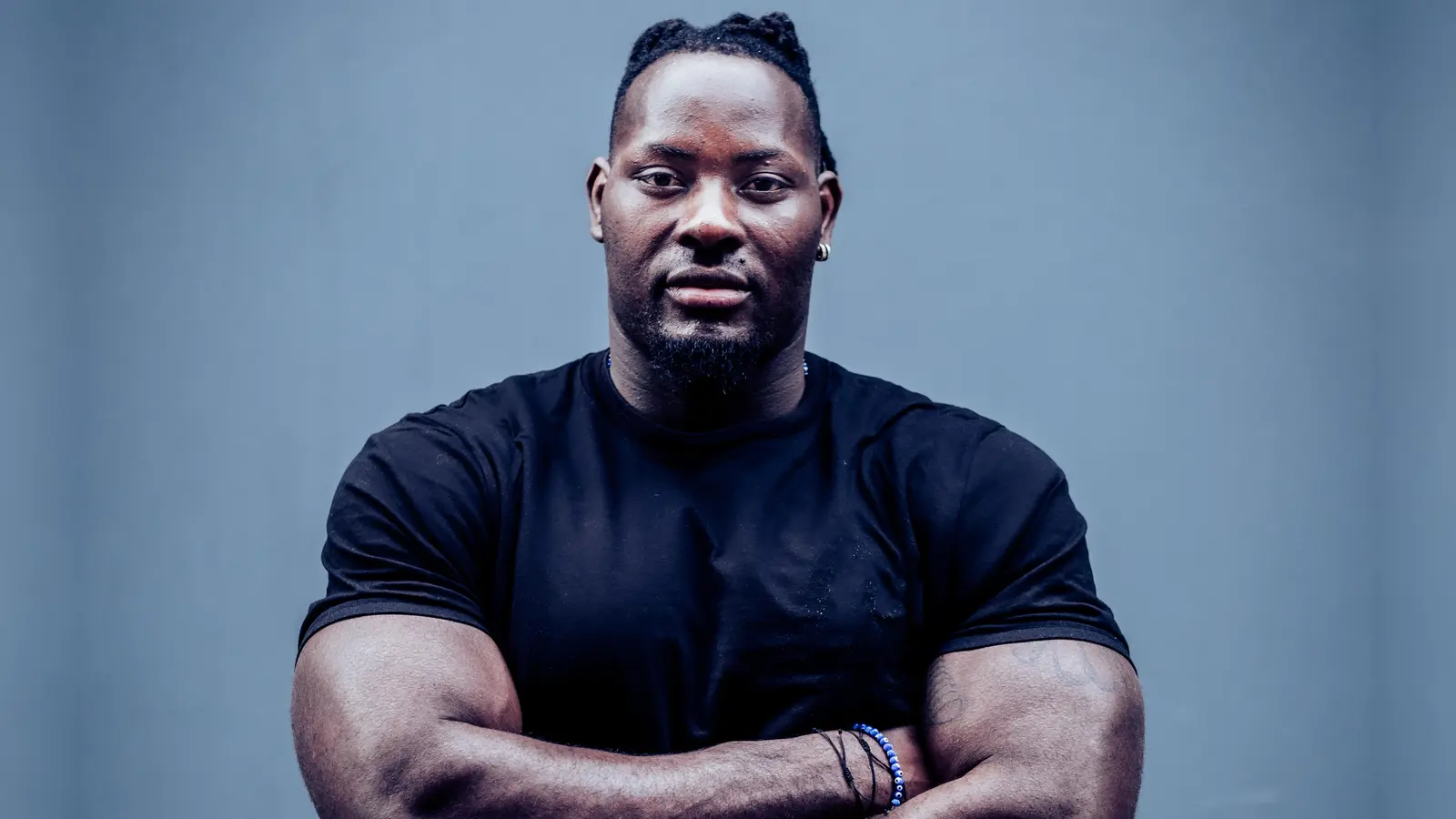 Evans Yeboah läuft 2024 für das Football-Franchise Munich Ravens auf. (Foto: Henning von Holdt)