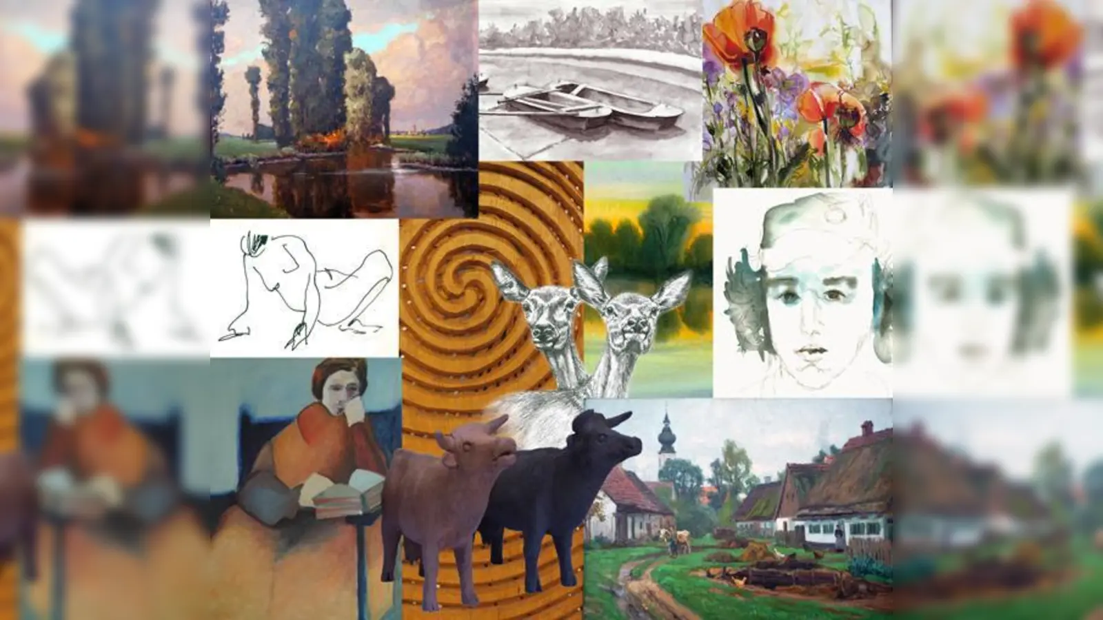 Die Vielfalt machts: Langenpreising inspiriert die Künstler auf unterschiedlichste Weise.	 (Bild: VA)