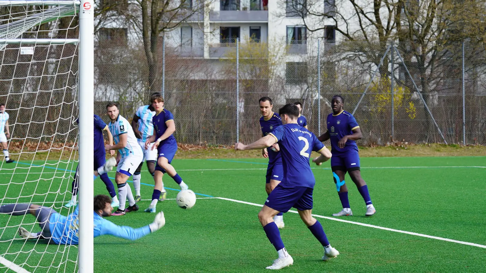 Klare Sache: DJK Pasing gegen Amateur-Löwen.  (Foto: J. Mentel)