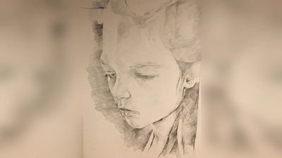 Porträts von Aida Mozahebi zu sehen im Kulturcafé vom 5. März bis 24. Mai. (Foto: privat)