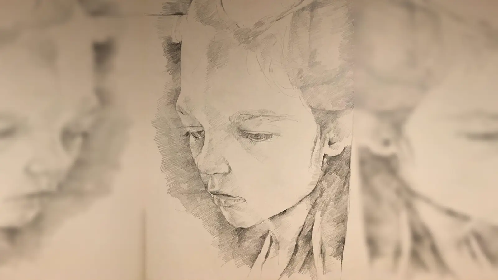 Porträts von Aida Mozahebi zu sehen im Kulturcafé vom 5. März bis 24. Mai. (Foto: privat)