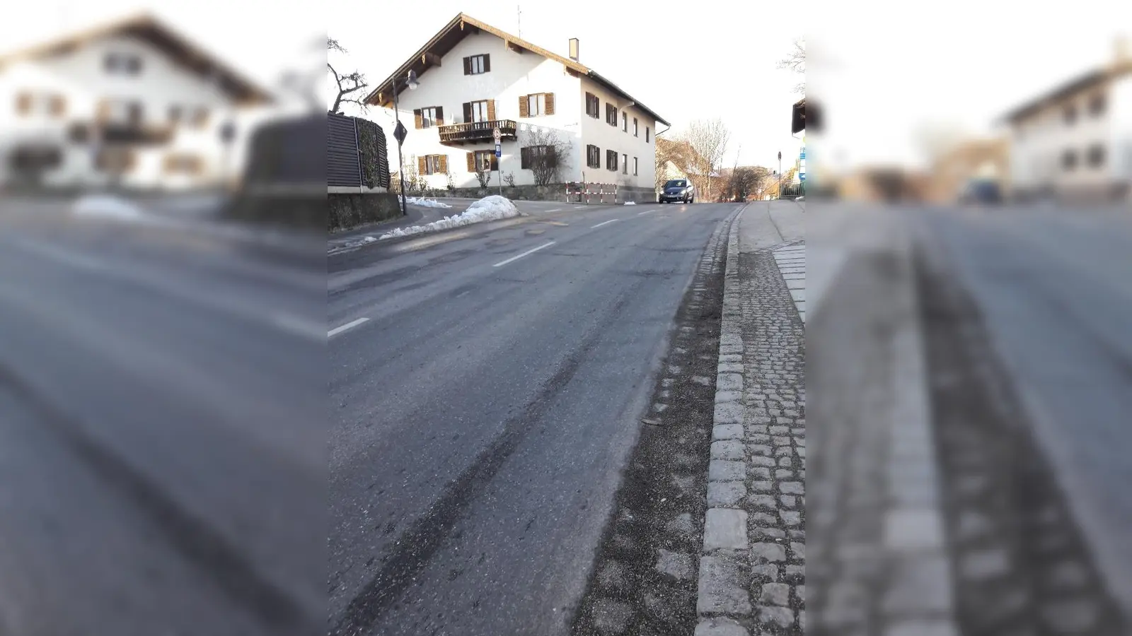 Der Bereich der Kreuzung Heinrich-Vogl- und Eberhardstraße bis zur Abzweigung Ulrichstraße soll für 6 Wochen und die Eberhardstraße von der Ulrichstraße bis zur Straße Am Priel für 3 Wochen gesperrt werden. (Foto: Stadt Ebersberg)