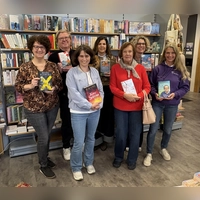  Das Lesezeichen-Team und die Germeringer Geschäftsleute freuen sich auf eine besondere Aktion. (Foto: Lesezeichen)