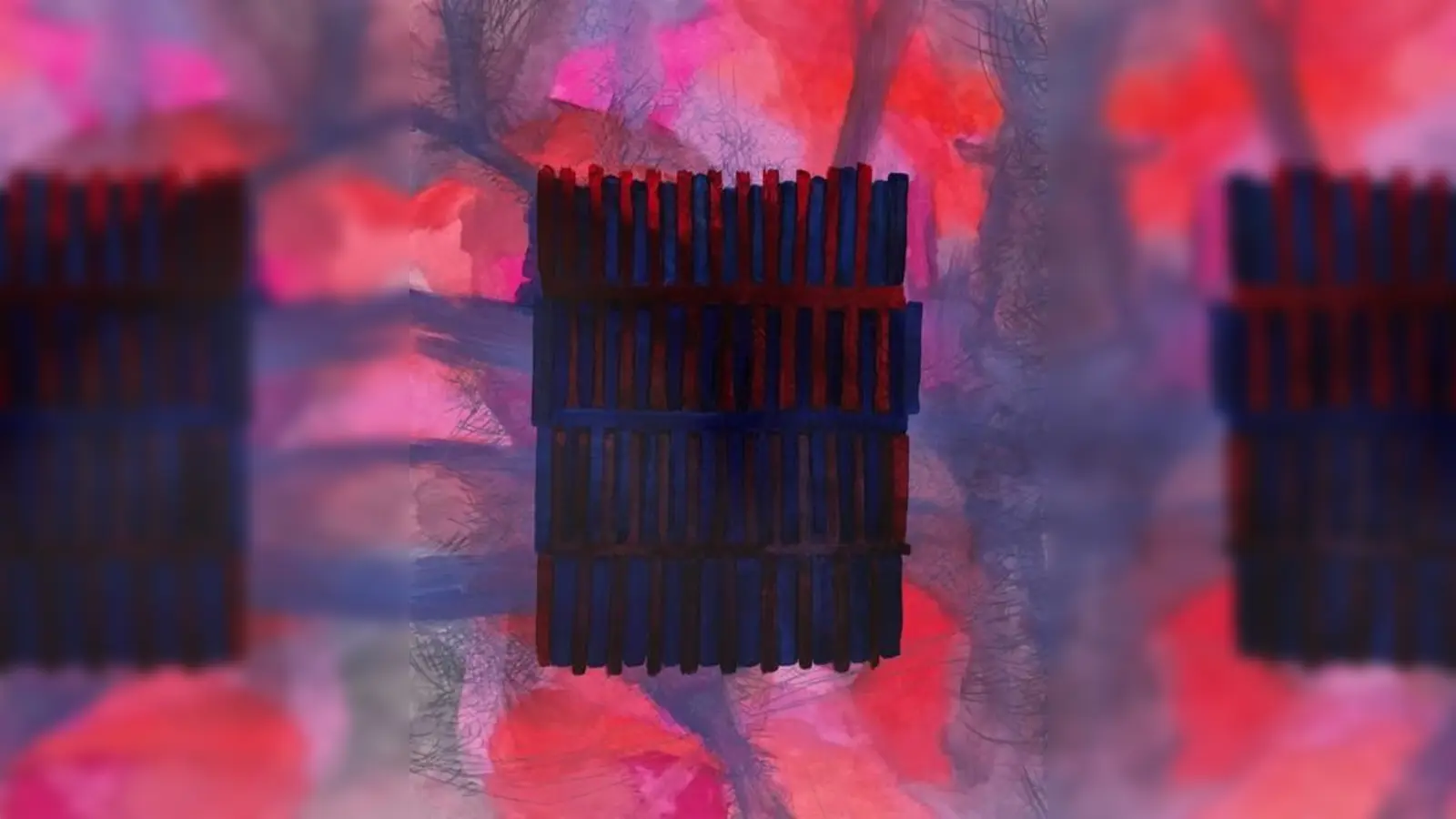 Farbmalerei: Malerei von Gerhard Baumgärtner, Öl auf Papier. (Foto: Gergard Baumgärtner)