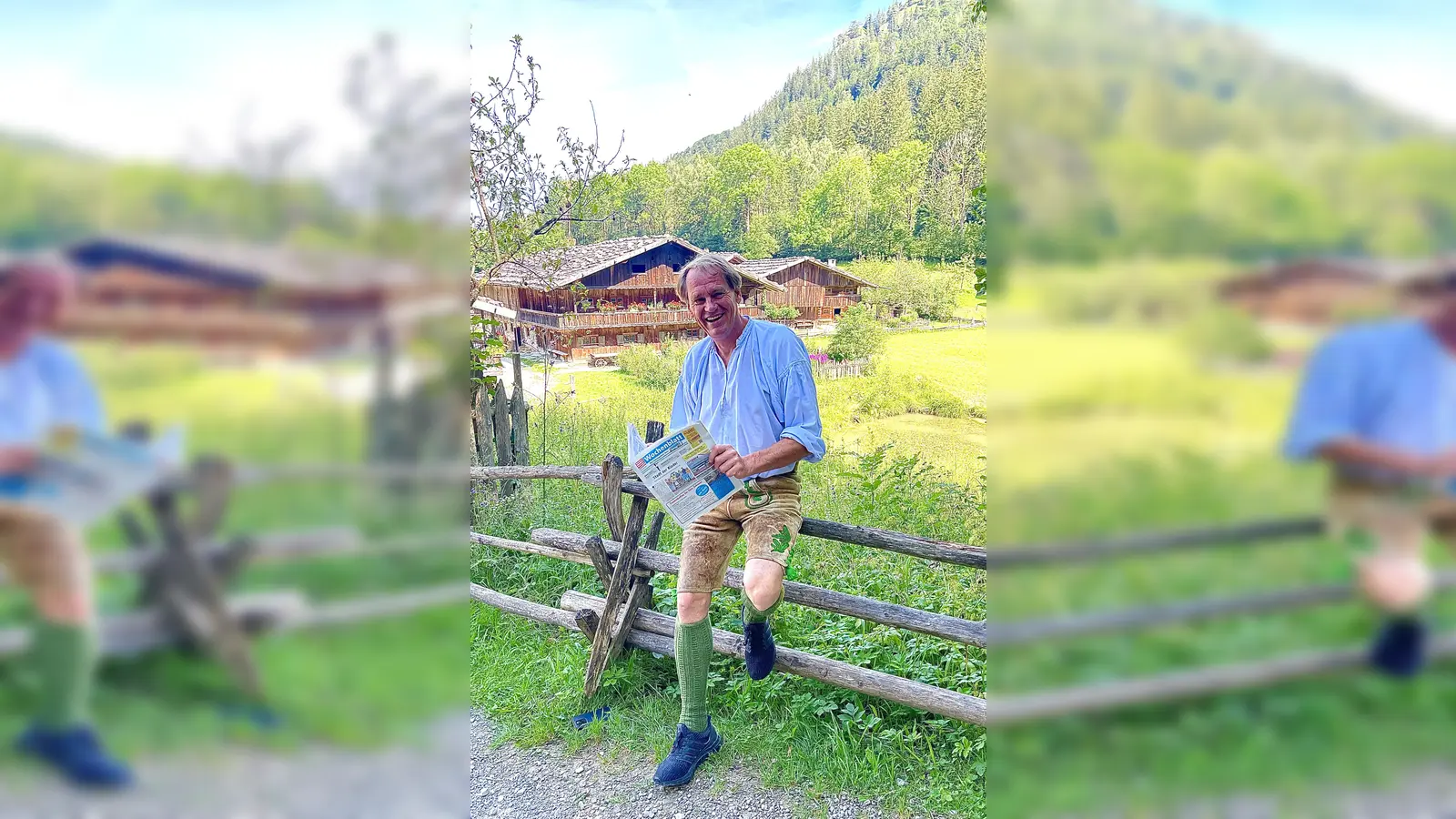 Spitzensportler und Museumsgründer Markus Wasmeier liest das Wochenblatt der Münchner Wochenanzeiger nicht nur wegen seiner eigenen Kolumne gern. (Foto: hw)