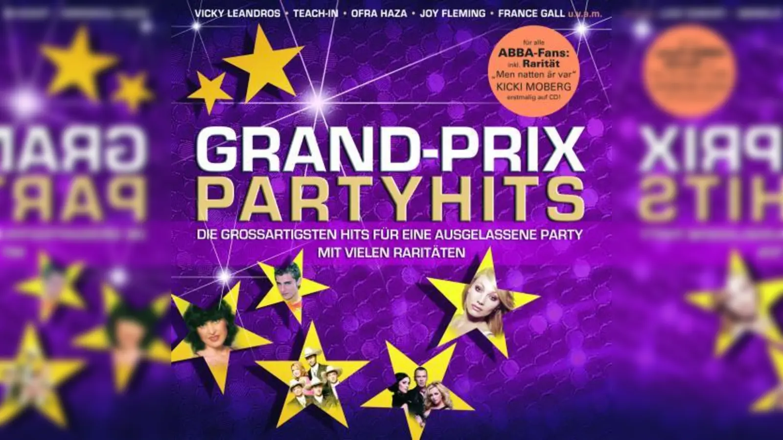 Auf der CD „Grand-Prix Partyhits“ sind neben bekannten Hits auch seltene Perlen des Eurovision Song Contest zu finden. (Foto: Abb.: Cover)