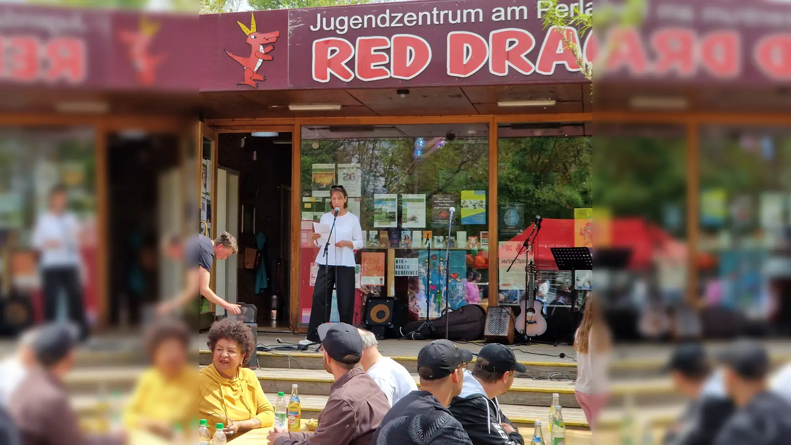 Einen runden Geburtstag feiert der Jugendtreff Red Dragon kürzlich. Hier sind Jugendliche aus dem Viertel willkommen. (Foto: Red Dragon)