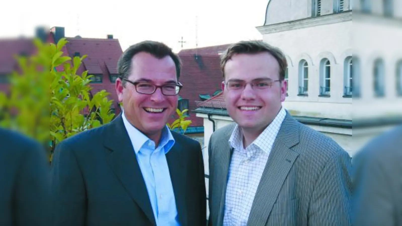 Josef Schmid (l.) und Tobias Weiß wollen eine neue Perspektive für das Diamalt-Gelände schaffen. (Foto: ls)