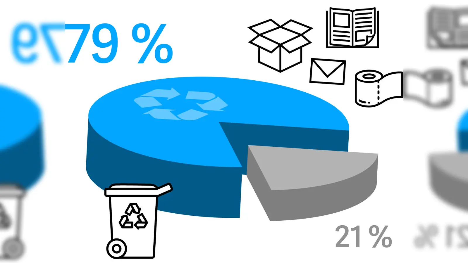 Nach Angaben der Papierindustrie werden 79 Prozent des verbrauchten Papiers wieder erfasst und dem Kreislauf zugeführt.  (Foto: BVDA)