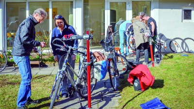 Auch eine Fahrradwerkstatt gehört diesmal wieder zum Angebot des Repair-Cafés. (Foto: Michael Himmelstoß)