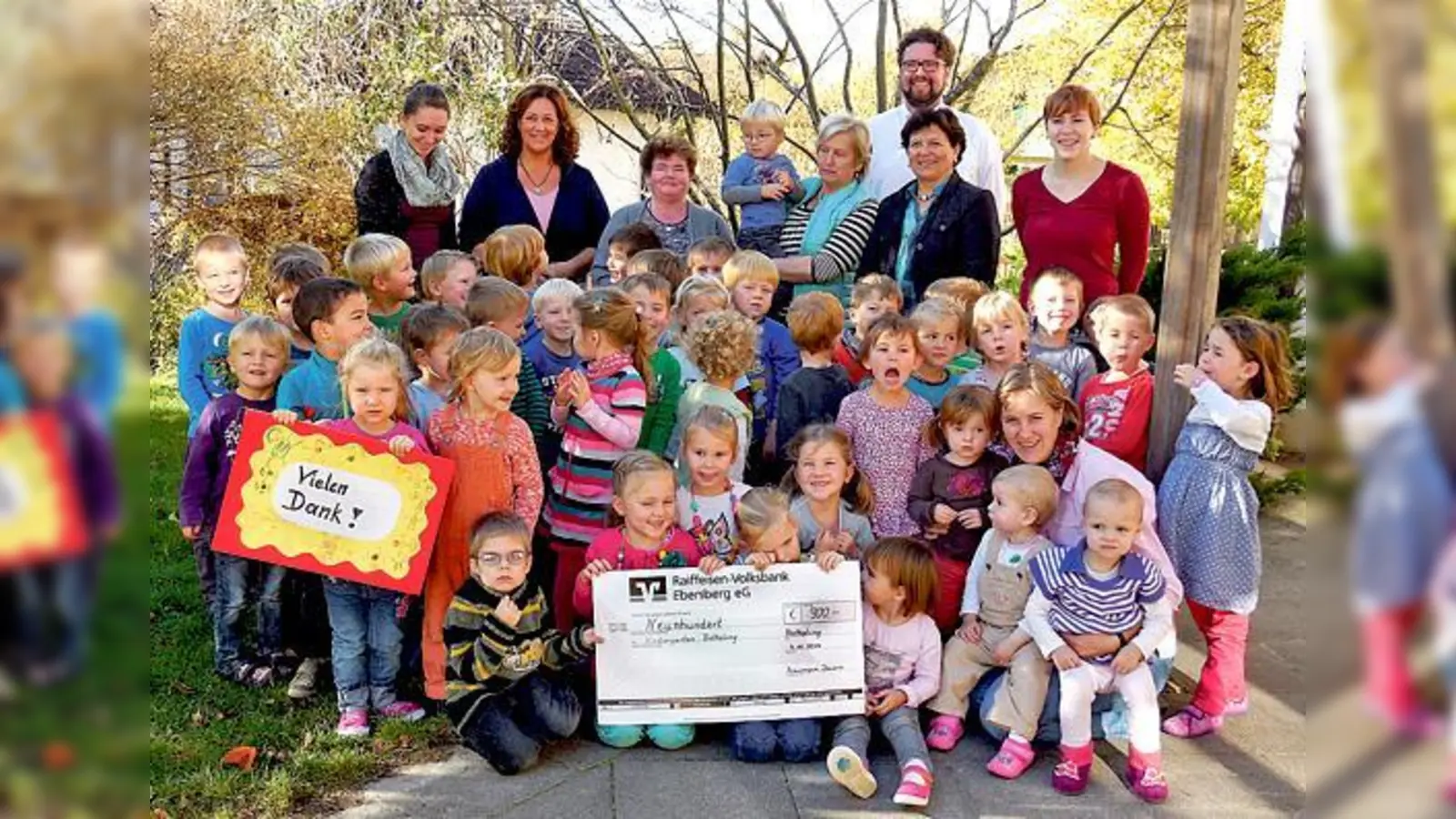 Die Kleinen freuten sich narrisch über die Spende der Frauengemeinschaft Baiern.	 (Foto: BRK)
