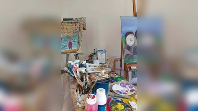 Ein Mekka für Künstler. Die Sommerakademie im Schafhof. (Foto: Beer)