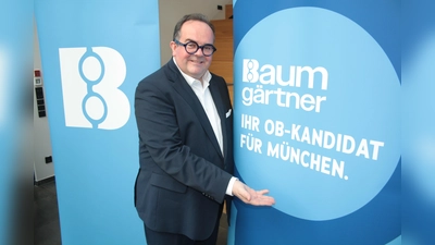 Clemens Baumgärtner (CSU) ist zuversichtlich, Münchens nächster Oberbürgermeister zu werden. (Foto: job)