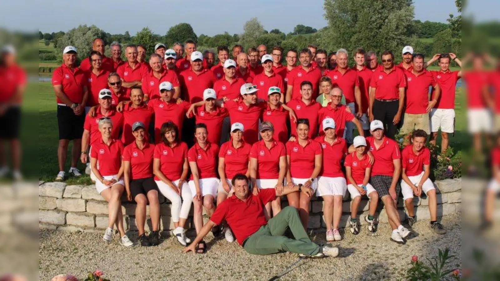 Die Mannschaften des GC Rottbach - von der Jugend bis zu den Senioren - feierten in der Jubiläumswoche. (Foto: GC)