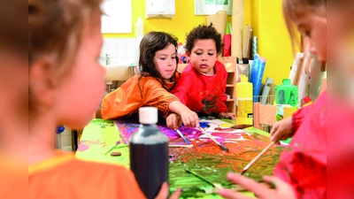 Kinderbetreuung in städtischen Kindergärten in München soll ab September kostenfrei sein. (Foto: Tobias Hase/LHM RBS)