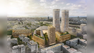 Der Stadtrat hat den Weg für den Bau des neuen Stadtteilquartiers auf dem Paketpost-Areal freigemacht. (Foto: Herzog & de Meuron)